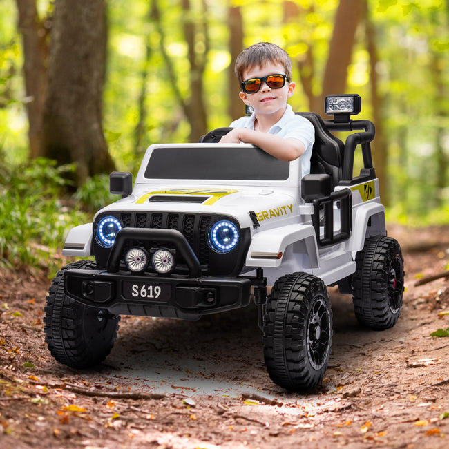 Kahuna S619 Gravity Kids Electric Ride-On Car – White