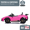 Kahuna Kids Electric Ride-On Car – Lamborghini Licensed, Remote Control (Pink)