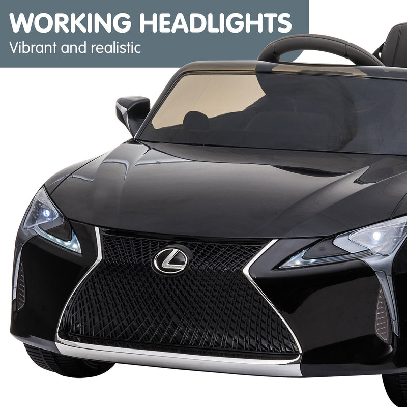 Kahuna Kids Electric Ride-On Car – Lexus LC 500 Licensed (Black)