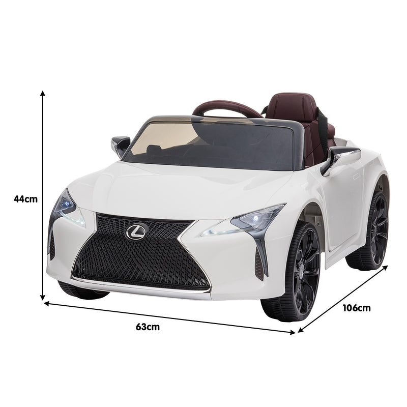Kahuna Licensed Lexus LC 500 Kids Electric Ride-On – White