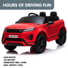 Kahuna Kids Electric Ride-On Car – Land Rover Licensed, Remote Control (Red)