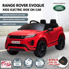 Kahuna Kids Electric Ride-On Car – Land Rover Licensed, Remote Control (Red)