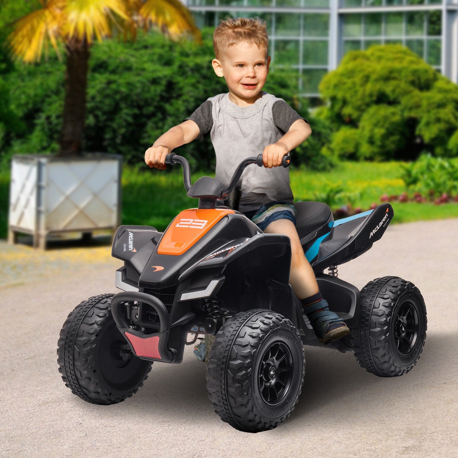 Kahuna MCL35 McLaren Electric Ride-On Quad – Black