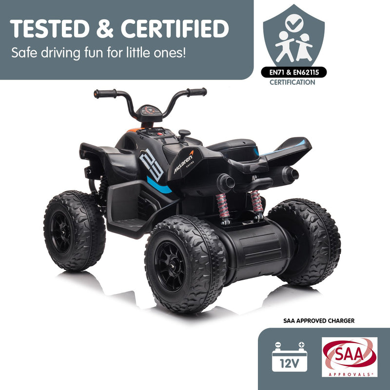 Kahuna MCL35 McLaren Electric Ride-On Quad – Black