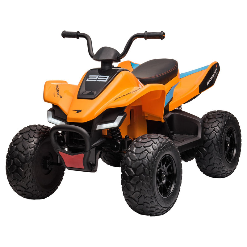 Kahuna Kids Electric Ride-On Quad – McLaren MCL35 Licensed (Orange)
