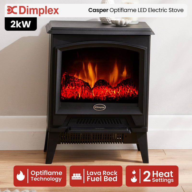 Dimplex 2kW Casper Optiflame Electric Stove