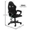 Antre Kids Study & Gaming Chair – Black