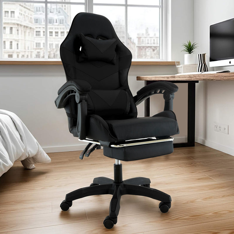 Cueva Reclining High Back Gaming & Office Chair – Black