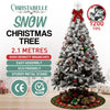 Snow-Tipped Artificial Christmas Tree 2.1m