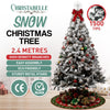 Snow-Tipped Artificial Christmas Tree 2.4m