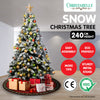 Snow-Tipped Artificial Christmas Tree 2.4m 1500 Tips