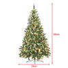 1.2m Pre-Lit LED Christmas Tree with Pine Cones