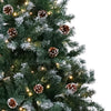1.2m Pre-Lit LED Christmas Tree with Pine Cones