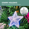 1.2m Enchanted Pre Lit Fibre Optic Christmas Tree Stars