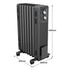 Dimplex 1.5kW Oil-Free Column Heater with Thermostat