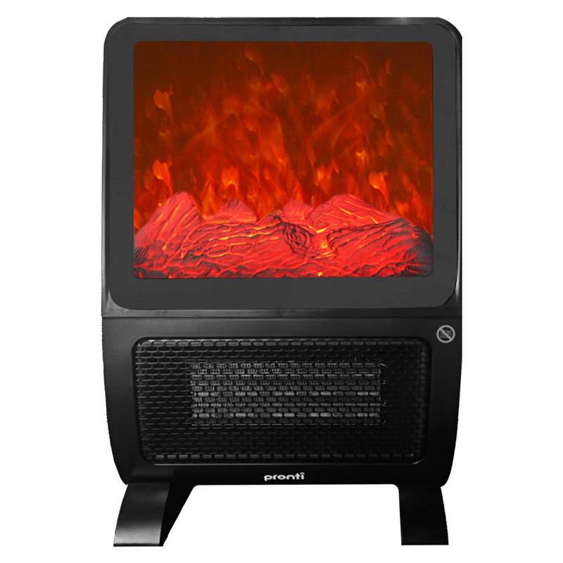 Pronti 2000W 3D Fire PTC Electric Room Heater