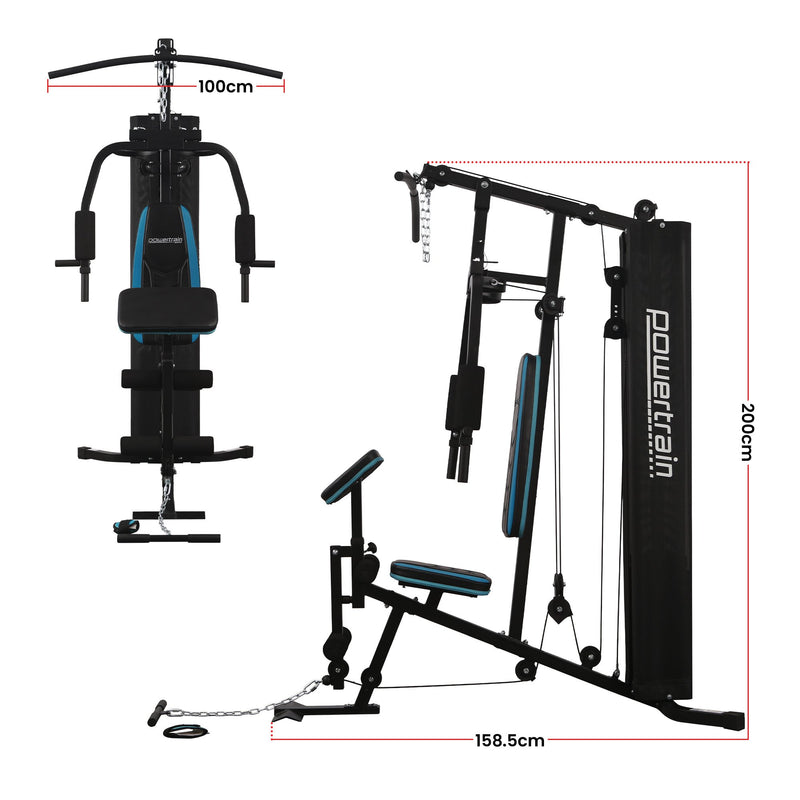 Powertrain JX-300 Multi Station Home Gym – 44kg Weight Stack