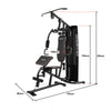 Powertrain Home Gym Multi Station – 68 kg Weight Stack & Preacher Curl