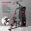Powertrain Home Gym Multi Station – 68 kg Weight Stack & Preacher Curl