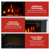 Dimplex 1.2kW MicroStove Optiflame Electric Fire Stove