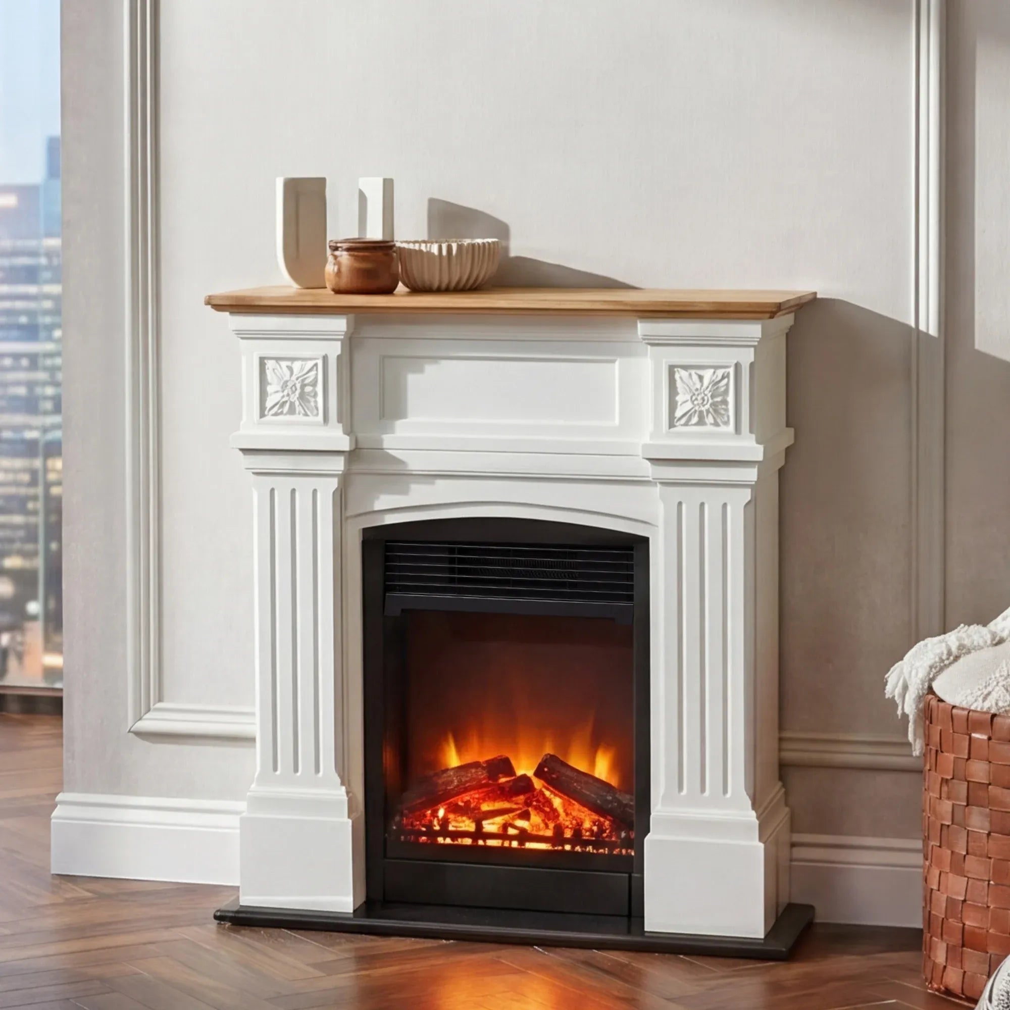 Dimplex 1.5kW Mini Windelsham Electric Fireplace Suite