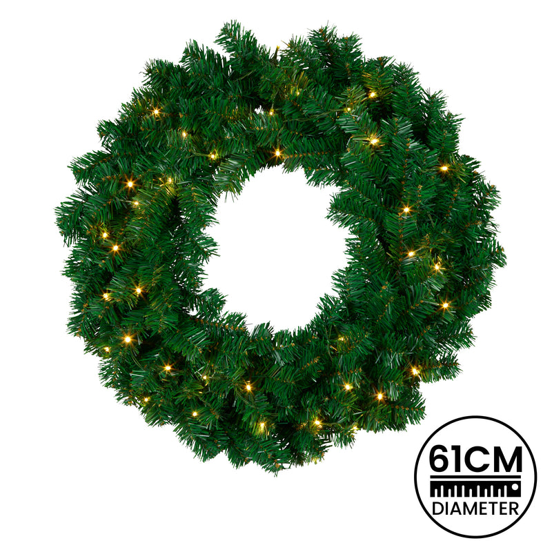 Christabelle Chadwick 61cm LED Christmas Wreath
