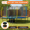 Kahuna Oval Trampoline 10ft x 15ft with Reversible Safety Pad
