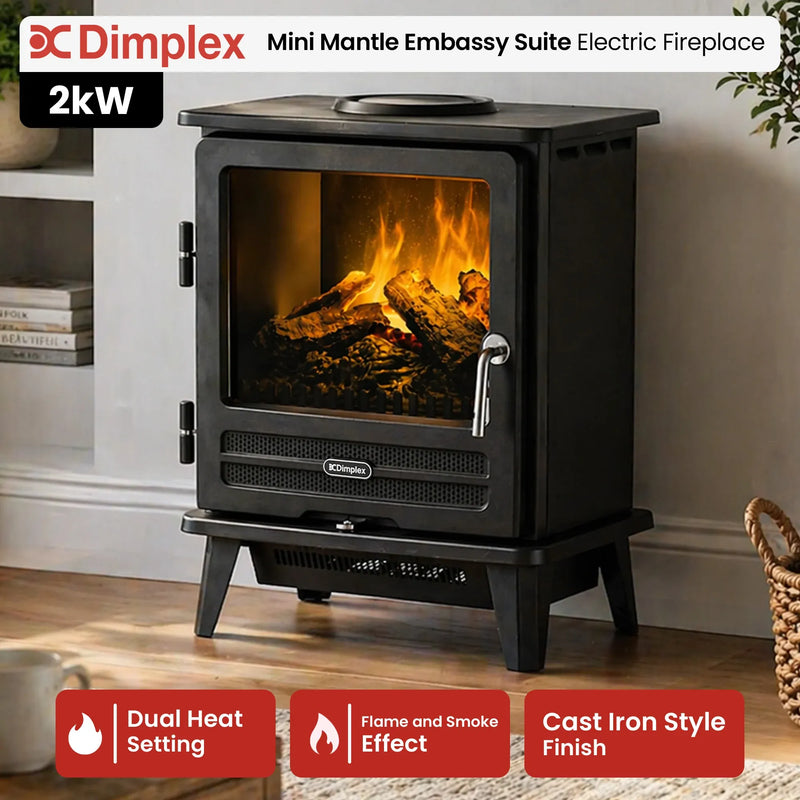 Dimplex 2kW Willowbrook Opti-Myst Electric Stove