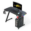 120CM Z-Shaped Gaming Desk with RGB LED Lights
