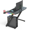 120CM Z-Shaped Gaming Desk with RGB LED Lights