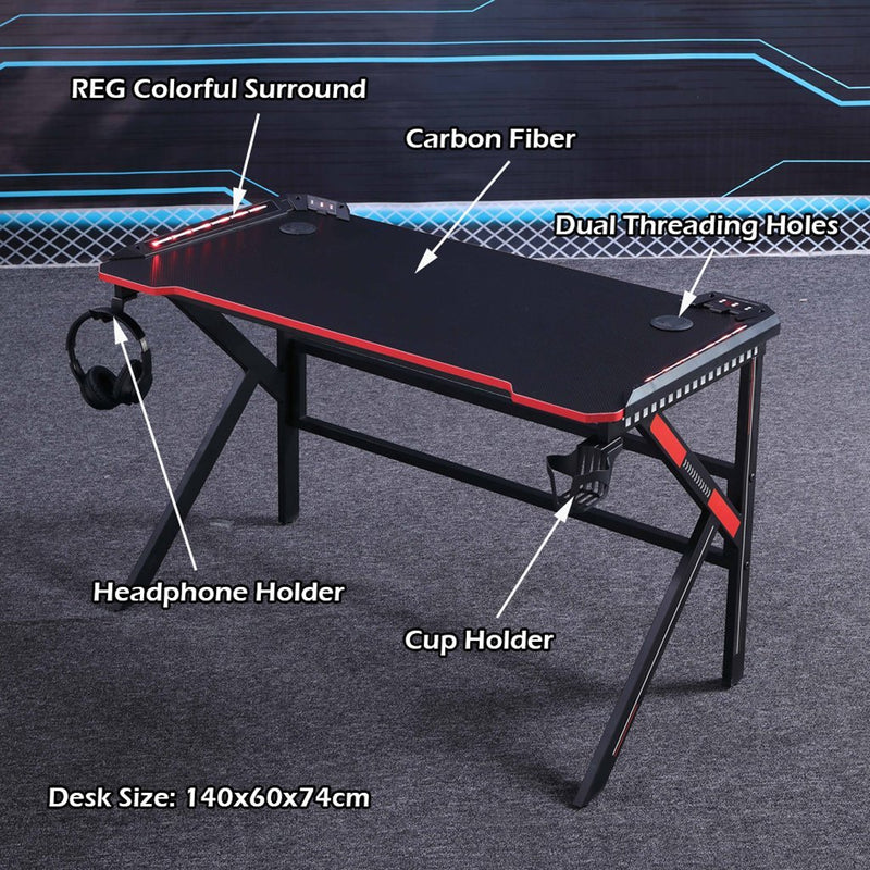 Gaming & Office Desk – Sleek, Sturdy, and Functional
