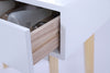 White Vanity Table Set with Stool & LED Mirror