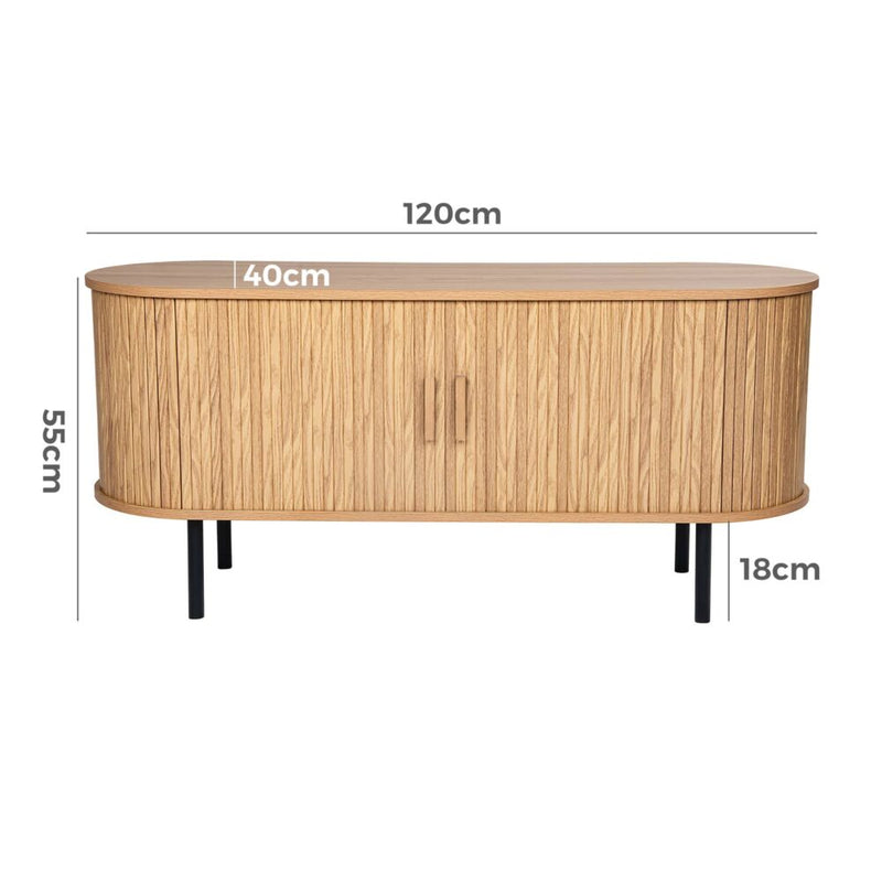 Ripple Sideboard with Sliding Doors