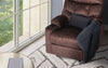 AVERY Electric Massage Recliner Chair Brown