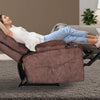 AVERY Electric Massage Recliner Chair Brown