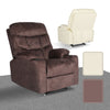 AVERY Electric Massage Recliner Chair Brown