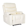 CELINA Electric Massage Recliner Chair Cream