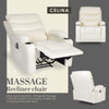 CELINA Electric Massage Recliner Chair Cream