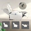 CELINA Electric Massage Recliner Chair Cream