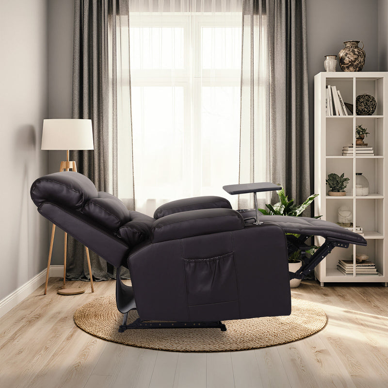 HARLOW Electric Massage Recliner Chair Brown
