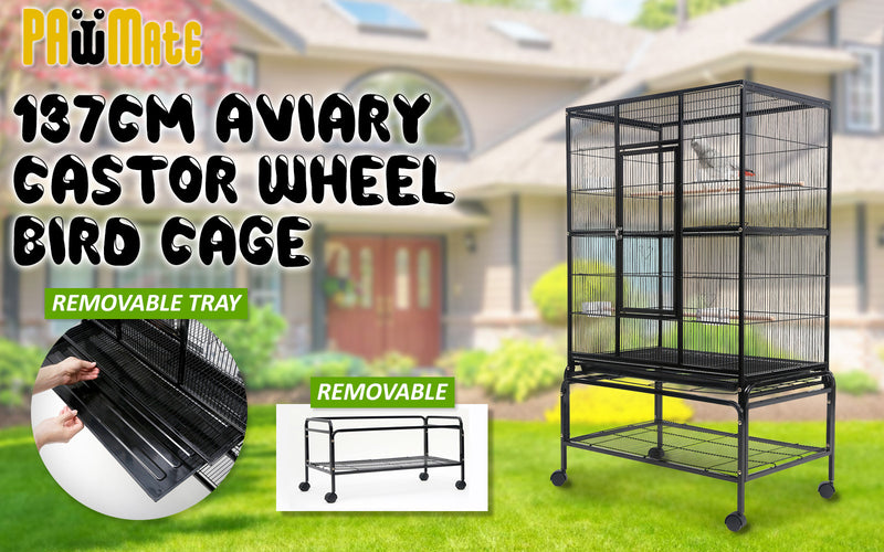 MELODY 137cm Parrot Aviary Bird Cage
