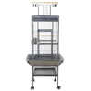 YES4PETS 153 cm Large Bird Budgie Cage Parrot Aviary With Metal Tray and  Wheel