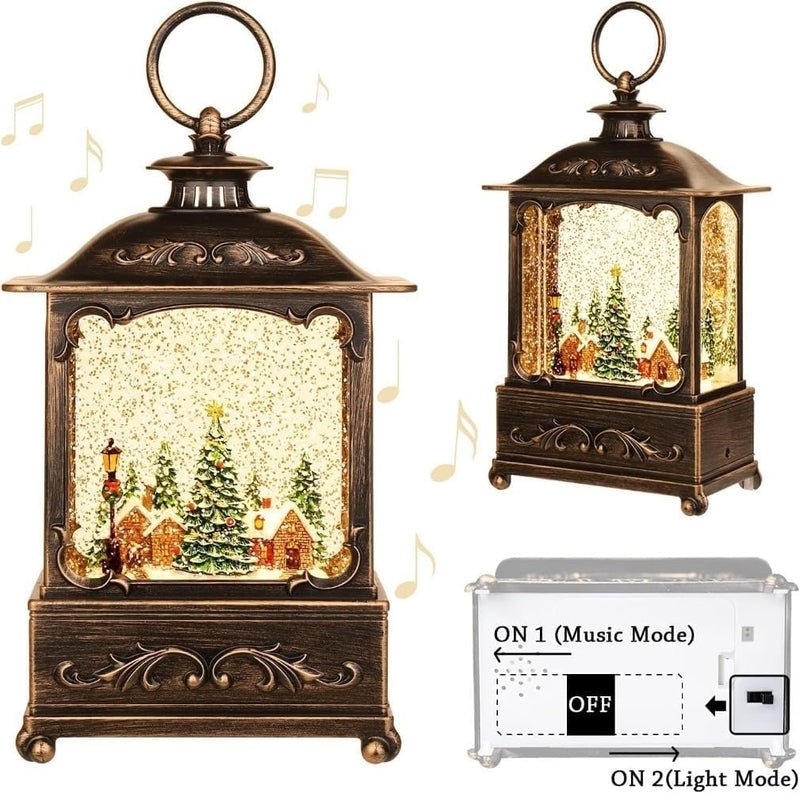BDI Snowman Christmas Music Lantern