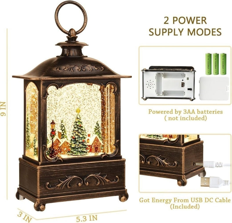 BDI Snowman Christmas Music Lantern
