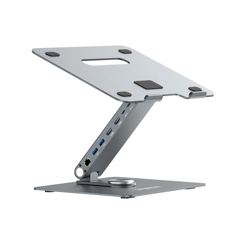 Simplecom CHT660 Laptop Stand with 6-Port USB-C Dock