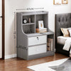 2 Bedside Tables with Lockable Drawer
