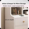 2 Bedside Tables with Lockable Drawer