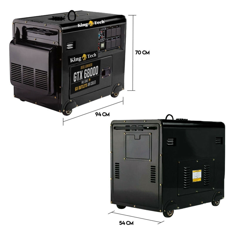 8.4kW Single-Phase Diesel Generator – Portable 13HP
