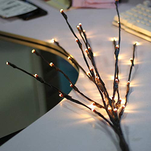 LED Light Bunch Stem Fairy Lights – Warm White, Battery Powered (10 Sets)