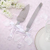 Wedding Cake Knife & Server Set – Silver Blade (Boxed)
